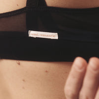 Close up image of the back of the Semiromantic Olivia nursing bra